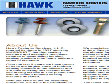 Tablet Screenshot of hawkfastservices.com